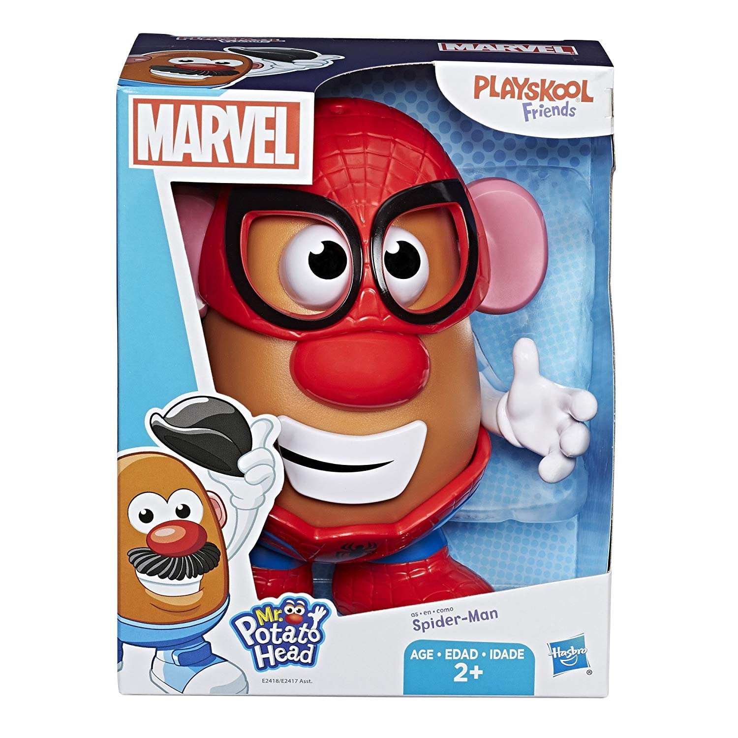 Potato Head as Spider-Man vs C2451 Iron Man Figures for sale online Playskool Mr 