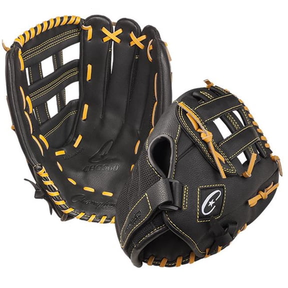 14 in. Physical Education Glove Series, Black