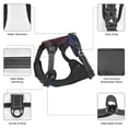 thumbnail image 3 of Naloa Colorful Shells Pet Harness Vest with Traction Rope, Adjustable No-Choke Dog Vest for Outdoor, Walking - Medium, 3 of 4