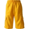 thumbnail image 2 of Ma Croix Men's Comfort Fleece Cargo Sweat Shorts with Drawstring, 2 of 5