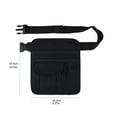 thumbnail image 2 of Bolsa para servidor, bolsa para dinero en la cintura para camarero de restaurante, bolsa para delantal de restaurante con cinturón ajustable, muy resistente y duradera, 2 of 5