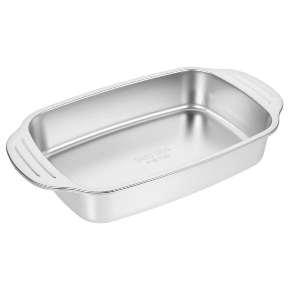 HONMEET Metal Roasting Pan - Small Roasting and Grilling Pan for Lobsters, Seafood, and Kitchen Use