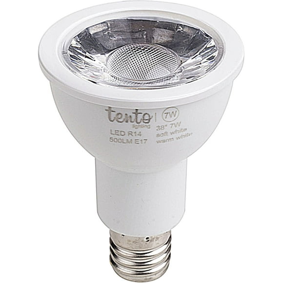 TRAHOO-Tento Lighting LED Reflectors Light Bulbs Intermediate Base E17 R14, 50w Equivalent (Single Bulb) (Warm White)