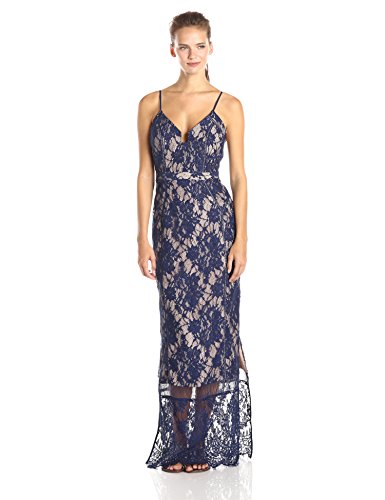 royal blue lace maxi dress