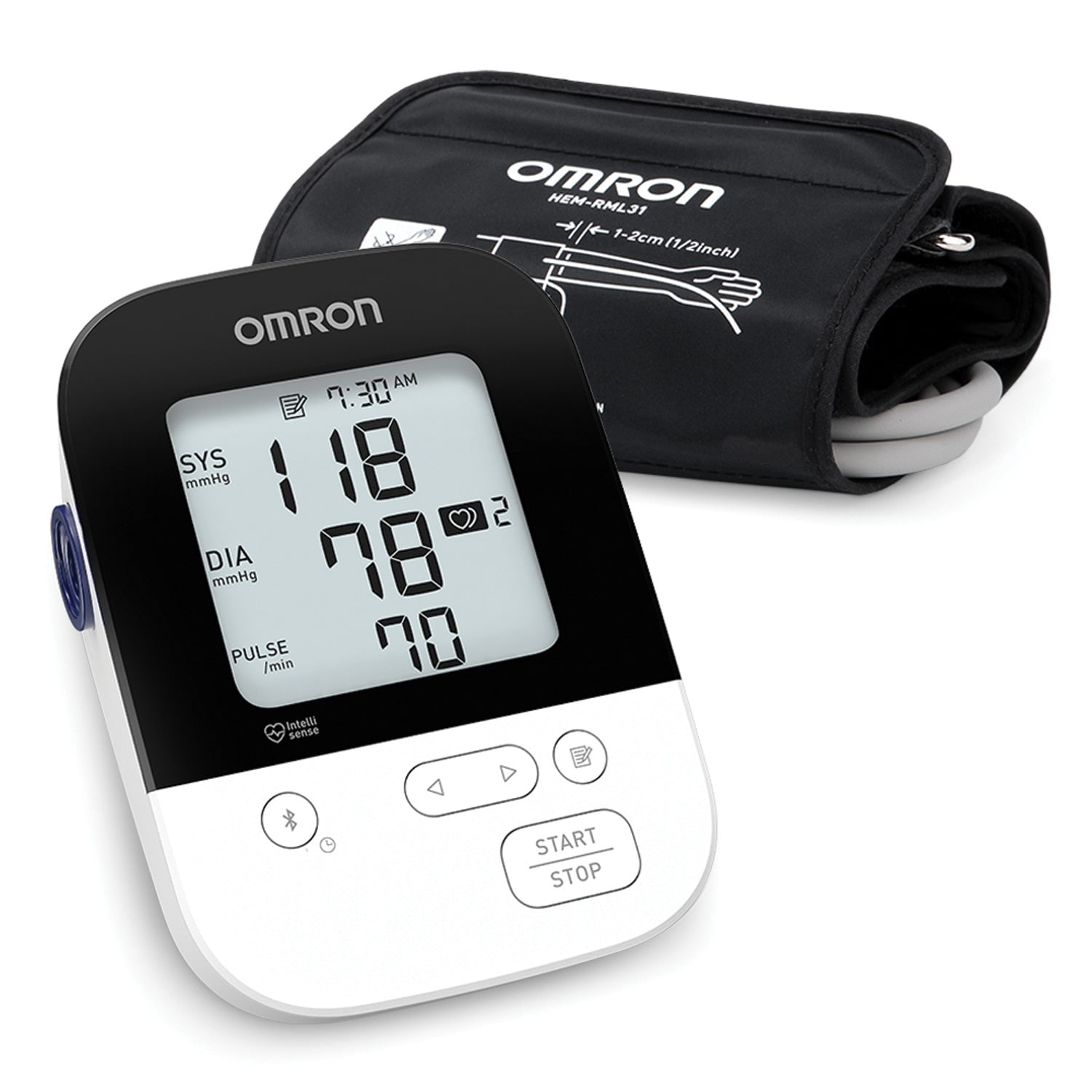 Gid Itilizatè OMRON BP5250 Silver Upper Bra Blood Pressure Monitor