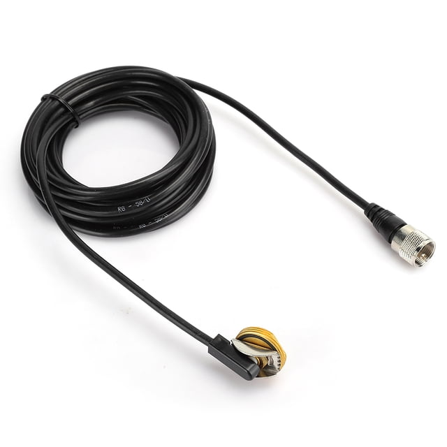 BRILLAR Cable Coaxial de baja pérdida de cobre Extensible RG-58/U de 5M PL259 a NMO utilizado para antena transceptora de Radio móvil