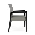 thumbnail image 2 of Pemberly Row Waiting Reception Wide Guest Chair Wood Frame in Gray, 2 of 5