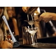 thumbnail image 2 of Cocktail Muddler Masher Silver Stainless Steel Bar Bartender Tool Mojitos Home Fruit Based Drinks Soft Non-Slip Grip Orange Apple Spices Potato Ricers Reamers (D), 2 of 7