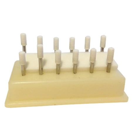Offering Box - WHITE MOUNTED ARKANSAS STONES, CYLINDER (cy1) box of 12. This offering is for 2 units.