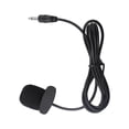 thumbnail image 2 of GLFILL Lavalier 3.5MM Clip on Microphone MIC For Mobile Phone Tablet PC Sound card, 2 of 9