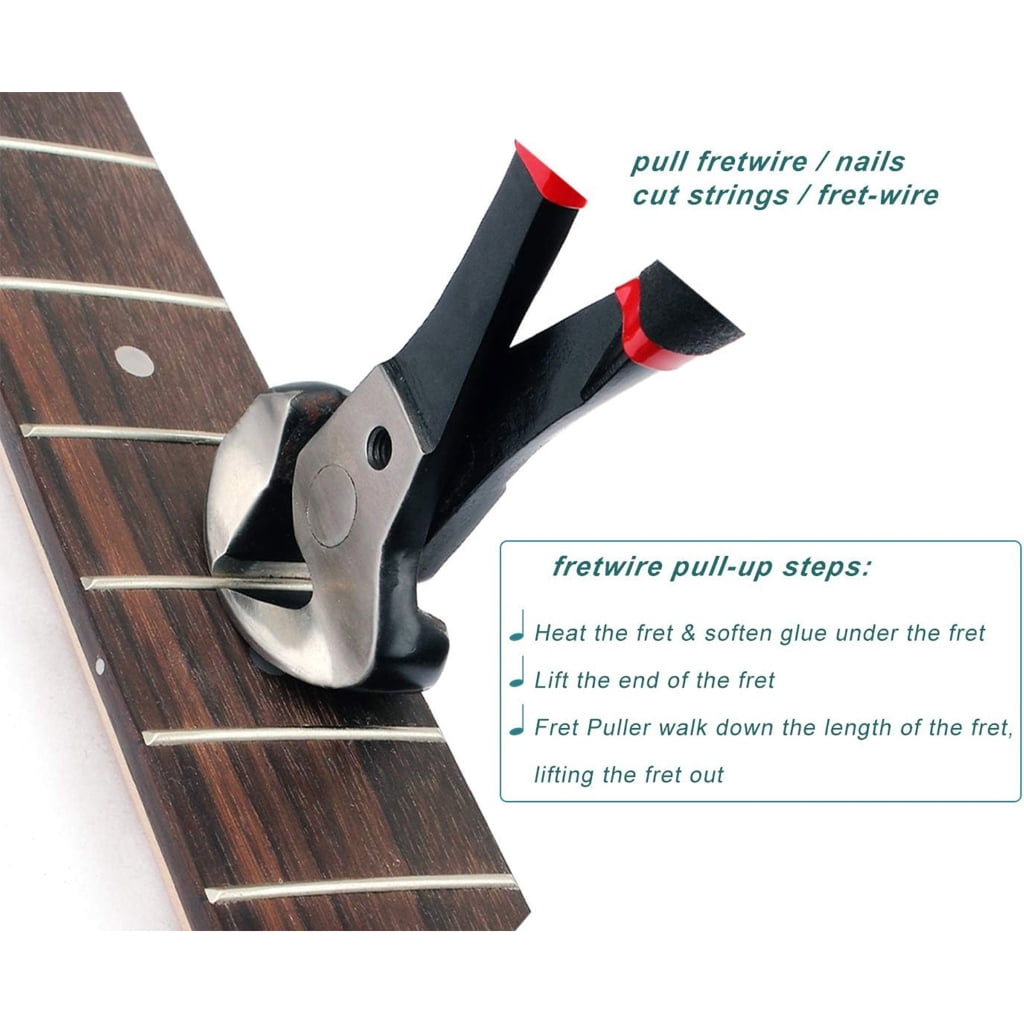WINDLAND Guitar Fret Wire Cutter Replacement Guitar Bass Fret Wire Nipper Puller Plier End Cutting Plier for Fret Wire Work