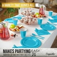 thumbnail image 4 of Caribbean Blue Party Tableware Kit for 20 Guests, 4 of 6