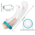 thumbnail image 2 of Arm Guard Protective Cover Children's Long Arm Length 48cm Silicone Material Waterproof Wrist Plaster Protector Suitable For Adult Plaster Cover Arm Guard Protection, 2 of 7