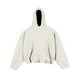 thumbnail image 1 of Sudadera con capucha para hombre, lisa, de manga larga, polar, de ancho corto, doble capa, estilo urbano occidental, sudadera con capucha, blusa de poliéster para hombre, 1 of 8