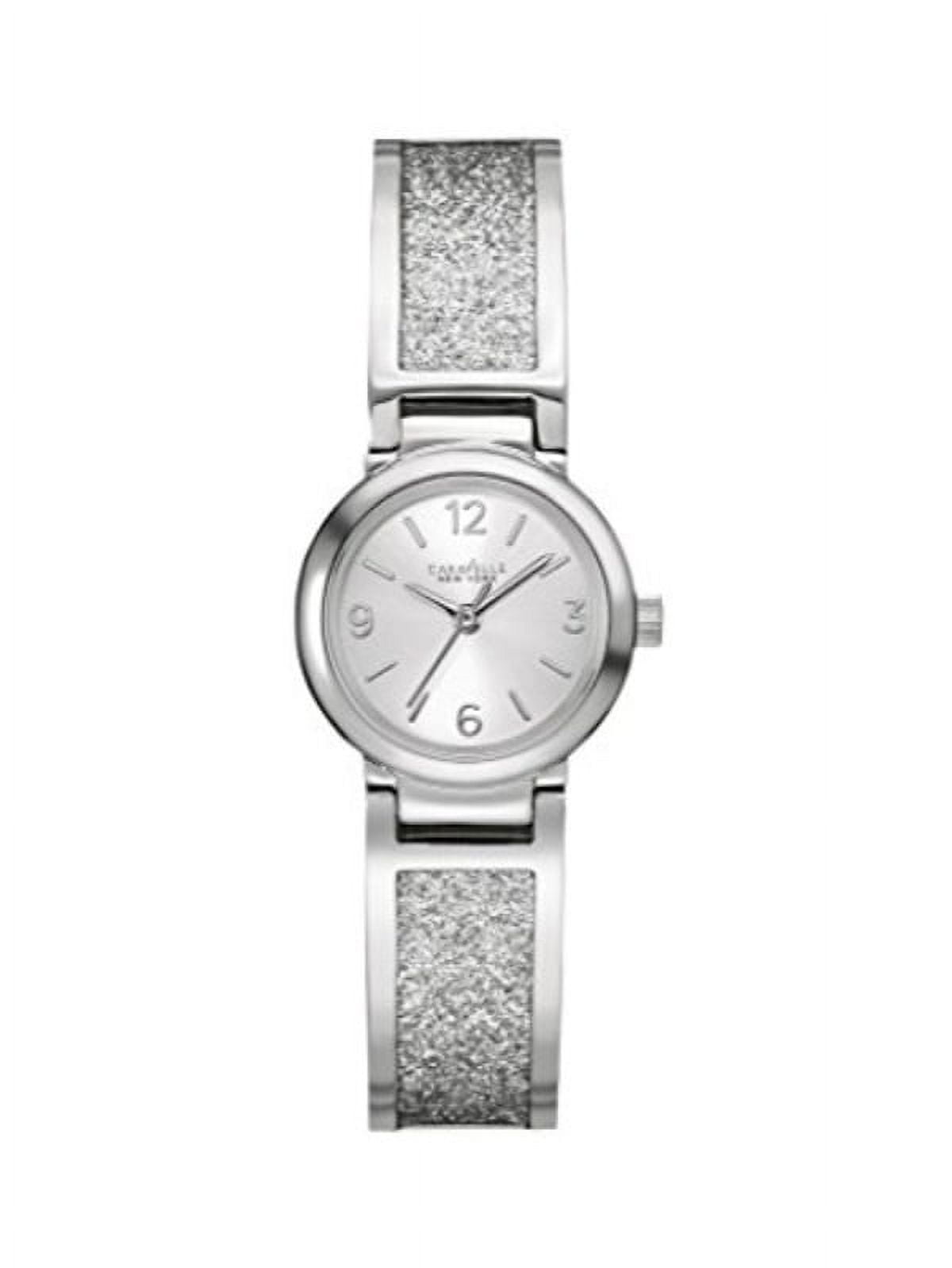 Caravelle 43L165 Women\'s Watch Silver Tone Mother Of Pearl Dial Crystals Ladies Caravelle Designed By Bulova Women main image 2