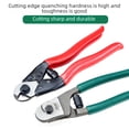 thumbnail image 4 of OuBang 8-Inch Heavy-Duty Steel Wire Rope Cutter - Compact Mini Cable Cutting Pliers with Safety Brake Line, Easy Maintenance, European-Style Design - Green, Bulk Packed (1 Piece, PP Bag, No Logo) -, 4 of 5