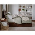 thumbnail image 5 of AFI, Andorra Queen Platform Bed with Panel Footboard and Storage Drawers, Walnut, 5 of 10