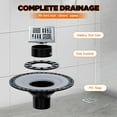 thumbnail image 5 of Jocisland Shower Curb Kit with Complete Shower Kit- Tray, Curb, Membrane, Seals, Bonding Flange, Corners, Trowel & Level, 38" x 60" Tray, Center Outlet Position, 5 of 9