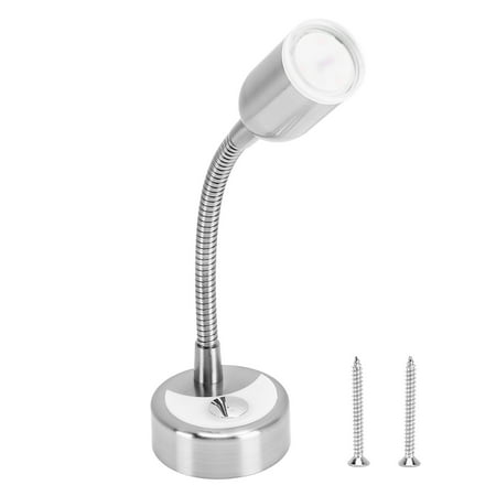 

Boat Reading Bedside Light Touch Switch 3 Levels Warm White Lighting Flexible Goose Neck for Camper Caravan