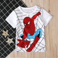 thumbnail image 3 of Camisetas con estampado de Superhéroes para niños, camiseta de Spiderman, Camiseta de algodón para niños, Tops Harajuku de manga corta, ropa de calle para niños, 3 of 4