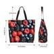 thumbnail image 5 of Disketp Variety Of Fruits And Berries Bolsa Tote Estampada para Mujer, Bolso de Hombro y de Mano para Compras y Viajes, 5 of 8