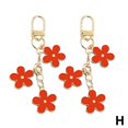 thumbnail image 2 of 2 llaveros de flores de doble cara de colores, de metal, para decorar bolsos y auriculares., 2 of 2