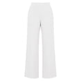 thumbnail image 7 of Mifsaly High Waisted Linen Pants Women Straight Leg Casual Summer Trousers with Pockets Soft Comfortable Lightweight Business Work Clothes, 7 of 7