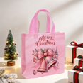 thumbnail image 5 of Clearance Under $1 Christmas Non-Woven Tote Bag with Handles - Pink Style 1, 5 of 5