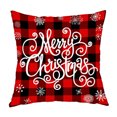 thumbnail image 3 of Cojín cuadrado de 45x45cm Sofá navideño Funda de almohada Decoración del festival Sunnimix, 3 of 8