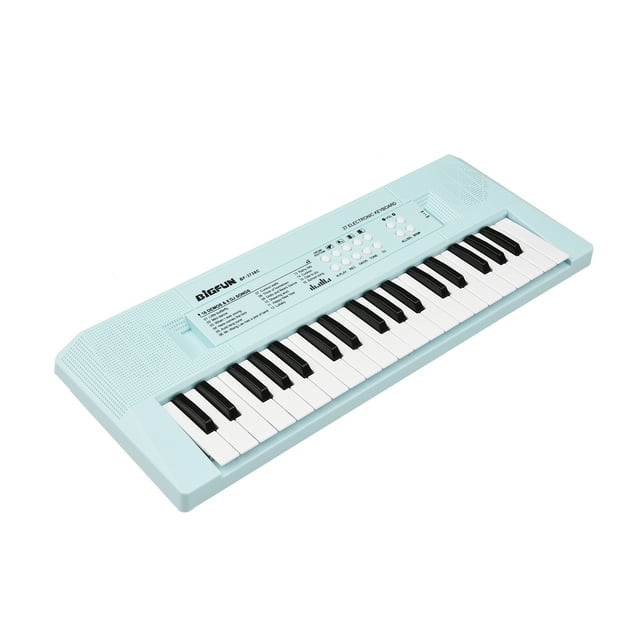 Yeacher Electronic Piano with Mini Keyboard 37-Key Electronic Keyboard Piano Children' s Piano Blue