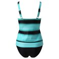 thumbnail image 7 of Summer Savings Clearance Dezsed Women's Floral Two Piece Flyaway Tankini Swimsuit Sport Swimwear Tankini Top with Bikini Bottom Bathing Suits, 7 of 7