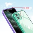 thumbnail image 4 of Étui Transparent de Luxe pour iPhone 11 12 13 14 Pro Max Cadre Carré Silicone X XR TP Max 8 7 Plus Étui Arrière Transparente, 4 of 5