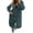 Army Green, variant on Women's Sweatshirt Jacket with Side Pockets Plus Size Zip Up Hoodie for Women Oversized Loose Long Length Long Sleeve Coat Fashionable Solid Color Fall Winter Hooded Jacket S