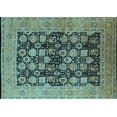 thumbnail image 1 of Ahgly Company Indoor Rectangle Oriental Light Blue Industrial Area Rugs, 5' x 7', 1 of 4