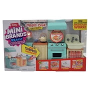 ZURU Mini Brands Really Works Magic Cook Kitchen Set with Mini Brands Fill The Fridge Playset