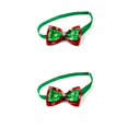 thumbnail image 2 of Collares para mascotas Billuyoard Corbata para perros Navidad 2piezas VN088-1, 2 of 5
