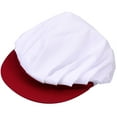 thumbnail image 1 of Chef Hat Dustproof Mesh Workers Hat Breathable Hat Food Workshop Protective Working Hat for Men Women (Red), 1 of 7