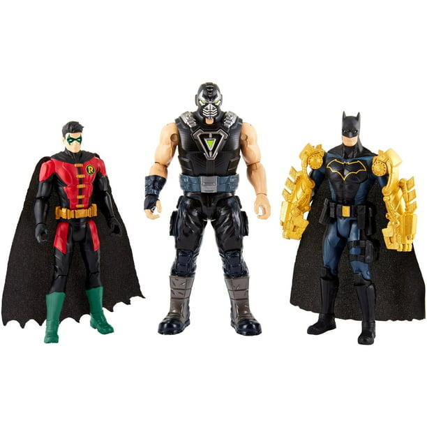 Batman Missions Batman & Robin Vs. Bane Figures 3-Pack - Walmart.com ...