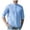 Bleu Clair, variante sur Pisexur T Shirts for Man , Chemise Blouse à Col Montant pour Homme en Coton-Lin Uni Décontractée à Boutons à Manches Trois-Quarts Noire, 4TG Chemises de Golf pour Hommes et Chemises pour Hommes