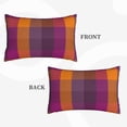 thumbnail image 4 of Daiia Purple Yellow Buffalo Plaid Bedding Waterproof Pillow Protector Zippered Queen – Bed Bug Proof Pillow Encasement-14"x20", 4 of 9