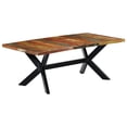 thumbnail image 5 of vidaXL Dining Table 200x100x75 cm Solid Reclaimed Wood, 5 of 5