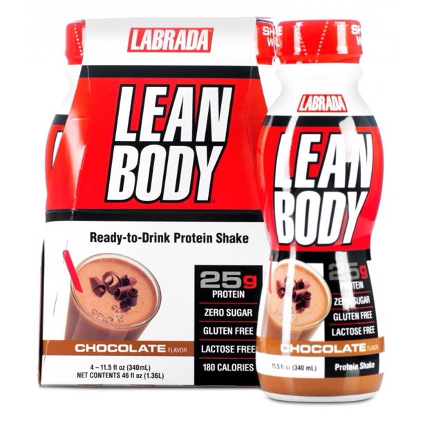 Labrada Lean Body ReadytoDrink, Chocolate, 11.5 Fl oz, 12 Ct