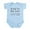 Sky Blue, variant on CafePress - Running Out Of Womb Infant Bodysuit - Baby Light Bodysuit, Size Newborn - 24 Months