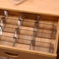 thumbnail image 4 of Fwttom Honeycomb Style Drawer Storage Underwear and Sock Storage Plastic Divider Check, 4 of 6