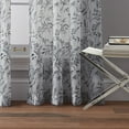 thumbnail image 4 of CHF Santa Barbara 63" Curtain Panel, Floral, Grey, Adult, 4 of 5