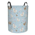 thumbnail image 2 of Balery Funny Chicken Round Laundry Basket with Handles Waterproof Freestanding Laundry Hamper for Clothes Toys in the Dorm and Family-Small, 2 of 8