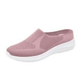thumbnail image 2 of Willtoo 2026 Tennis Shoes Womens Women's Slip on Flat Shoes Comfortable Knit Loafers Lightweight Nurse Walking Sneakers Pink 8.5 Wide, 2 of 6