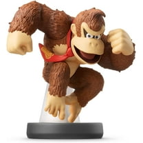 Nintendo Amiibo Collectible Donkey Kong Action Figure, PVC ABS, 4.23 oz