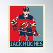 Jack Hughes Poster Wall Art, Modern Wall Decor, 8x12 UNFRAMED