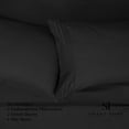 thumbnail image 5 of Sweet Home Collection 1500 Series Bed Sheets - Extra Soft Microfiber Deep Pocket Sheet Set - Black, Split King, 5 of 6